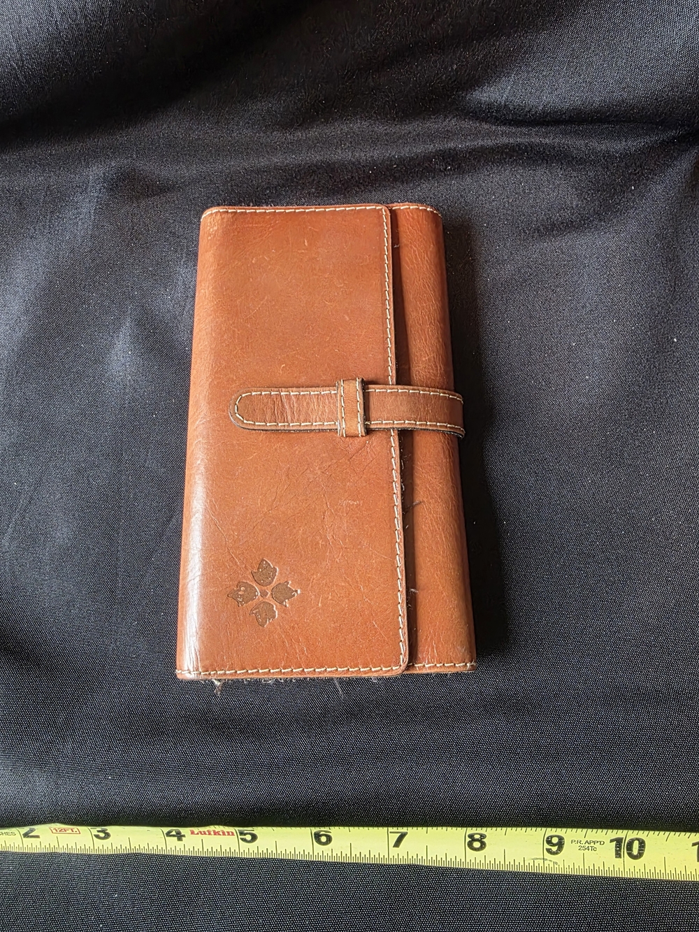 Patricia Nash Cognac Brown Leather Travel Wallet - Picture 2 of 9